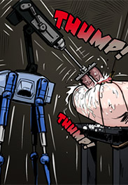 Predondo fansadox 524 Gentlemen's club 4 - Beautiful, redheaded Beatrice is broken by big, fat bastard and his big dicked robot