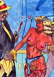 Harem play things - He likes being kissed on the mouth and having his cock sucked by Aries