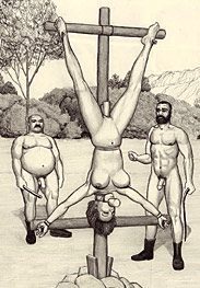 Crucifixion - Keep on whipping her tits all day by Badia