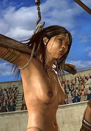 She sagged in her stressful bondage - Queen Zenobia - The execution by Quoom